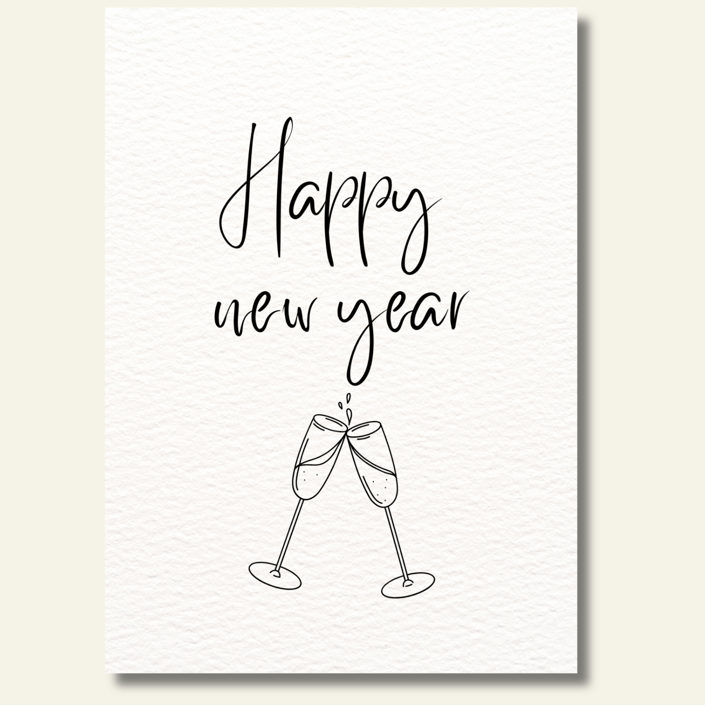 Happy New Year kaartje