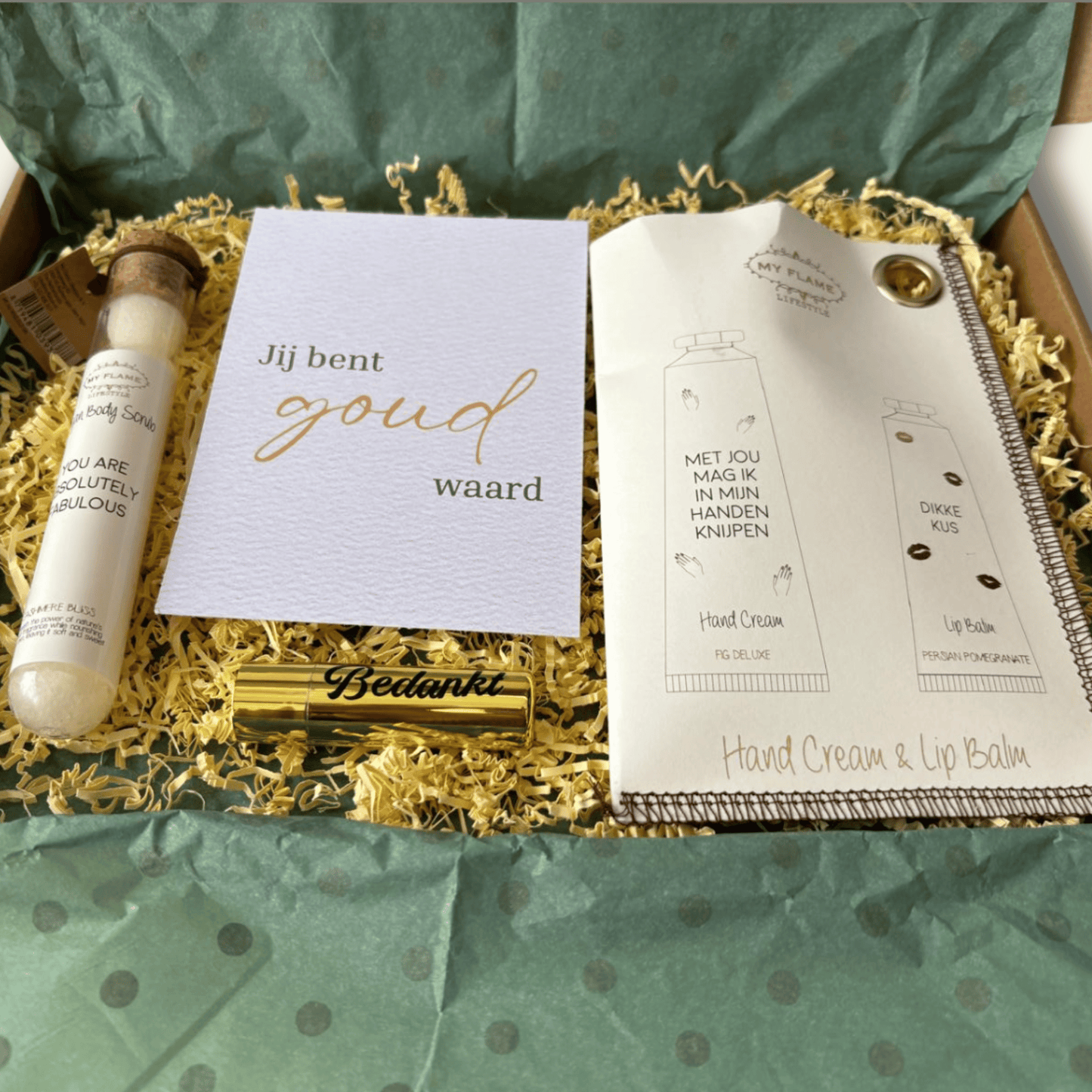 Brievenbuscadeau ‘Jij bent goud waard’ II