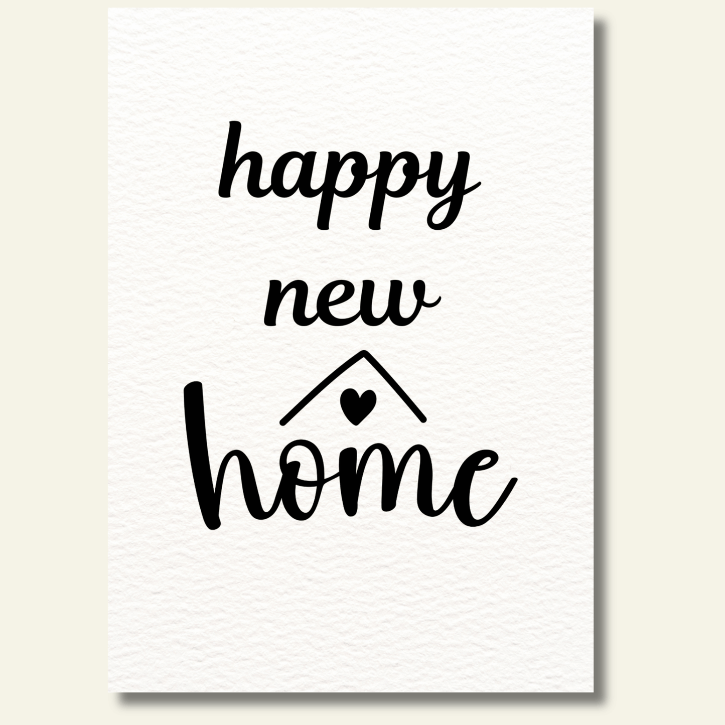 Happy New Home kaartje