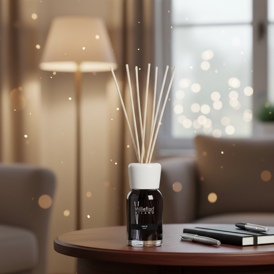 Millefiori Milano Reed Diffuser | Nero