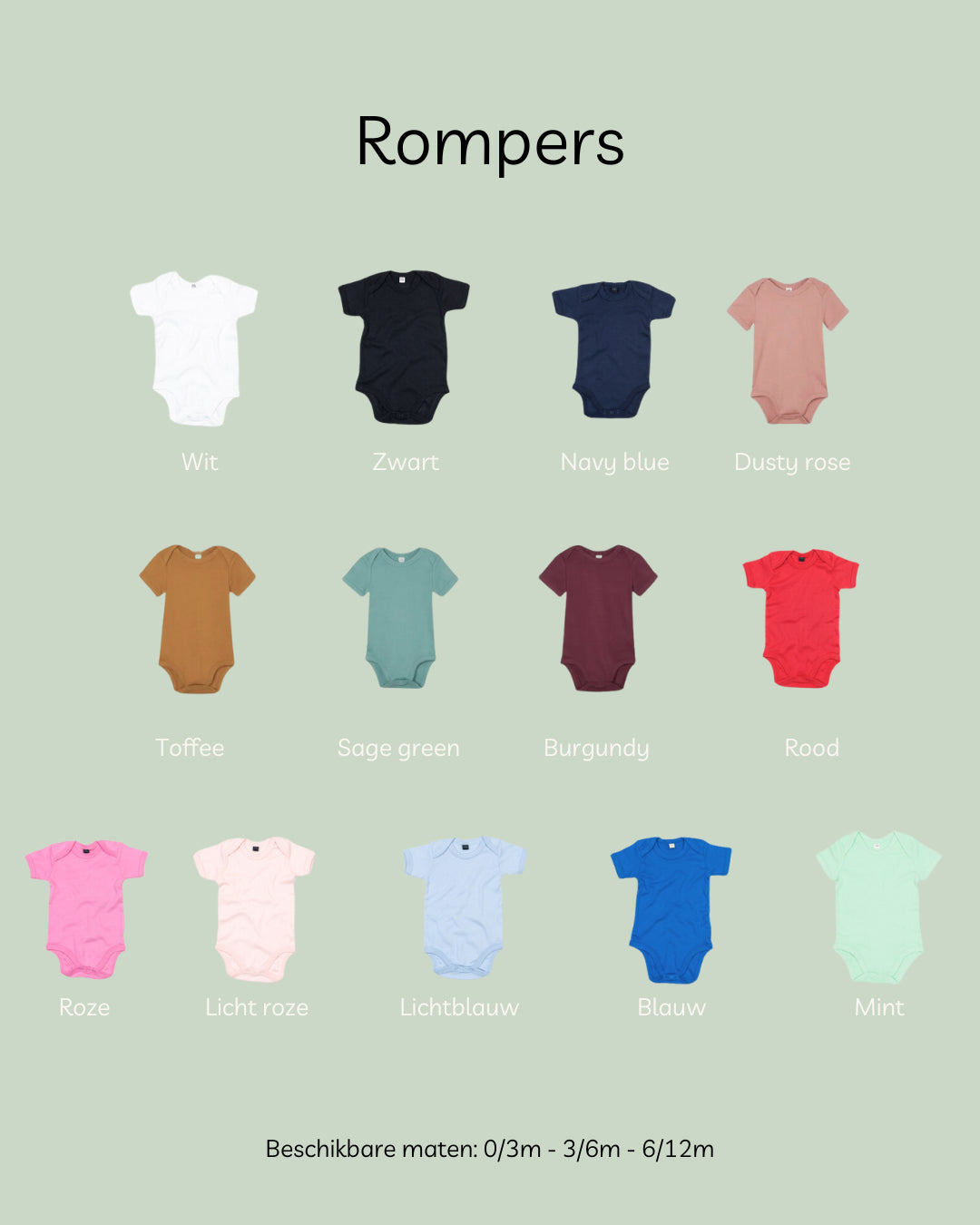 Babyromper met eigen tekst