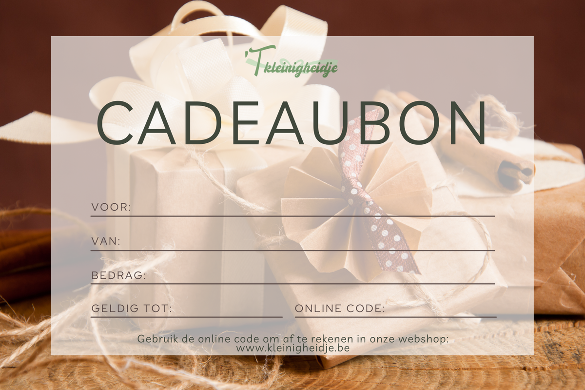 Digitale cadeaubon - het perfecte last minute cadeau!