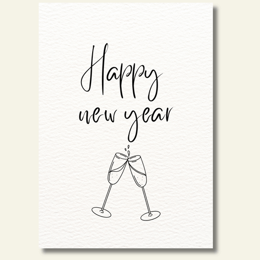 Happy New Year kaartje