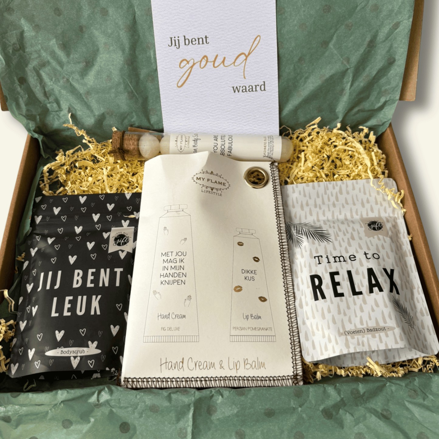 Brievenbuscadeau ‘Jij bent goud waard’