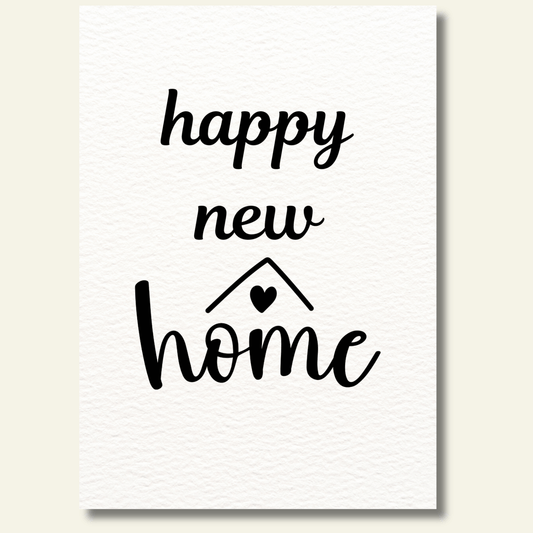 Happy New Home kaartje