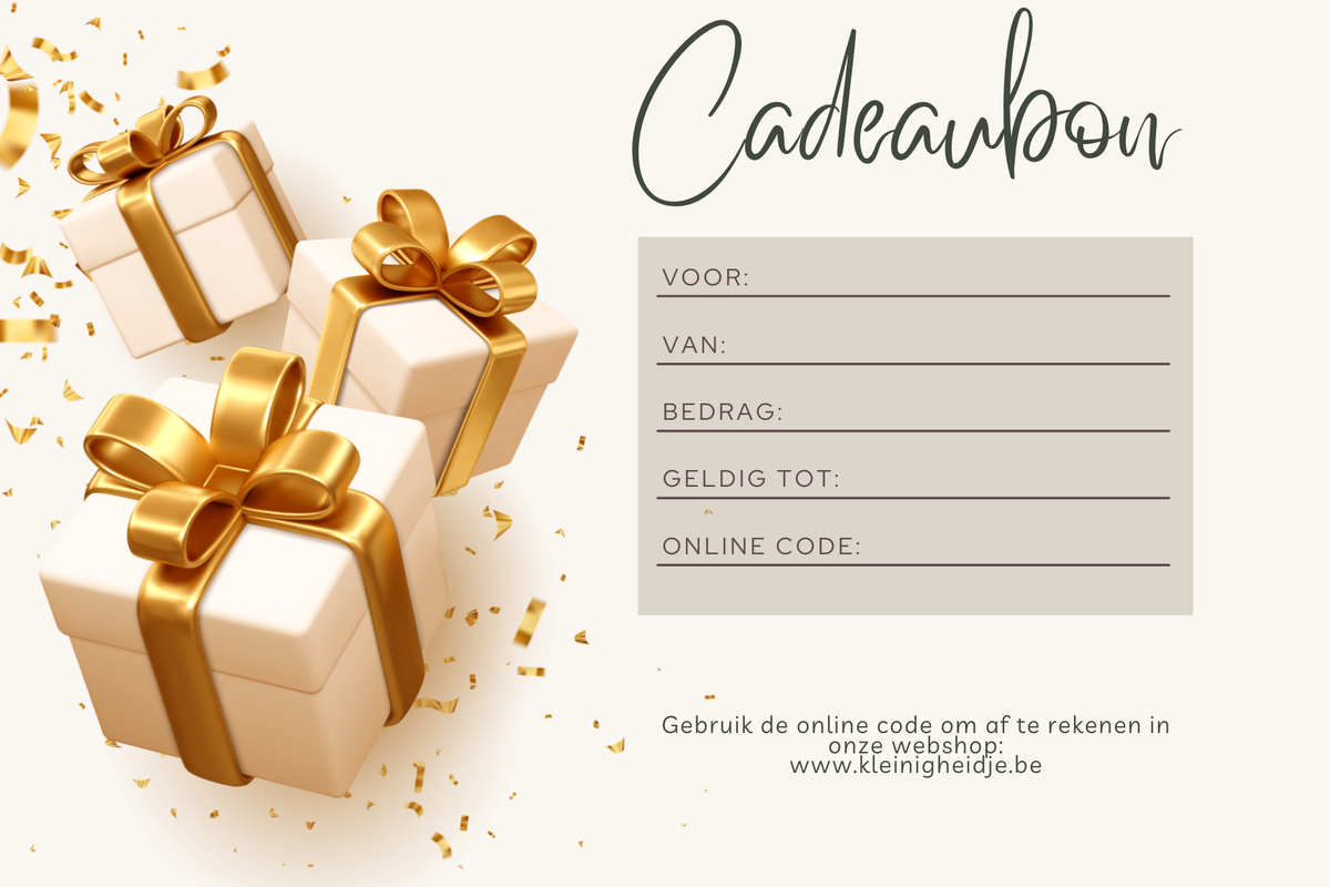 Digitale cadeaubon - het perfecte last minute cadeau