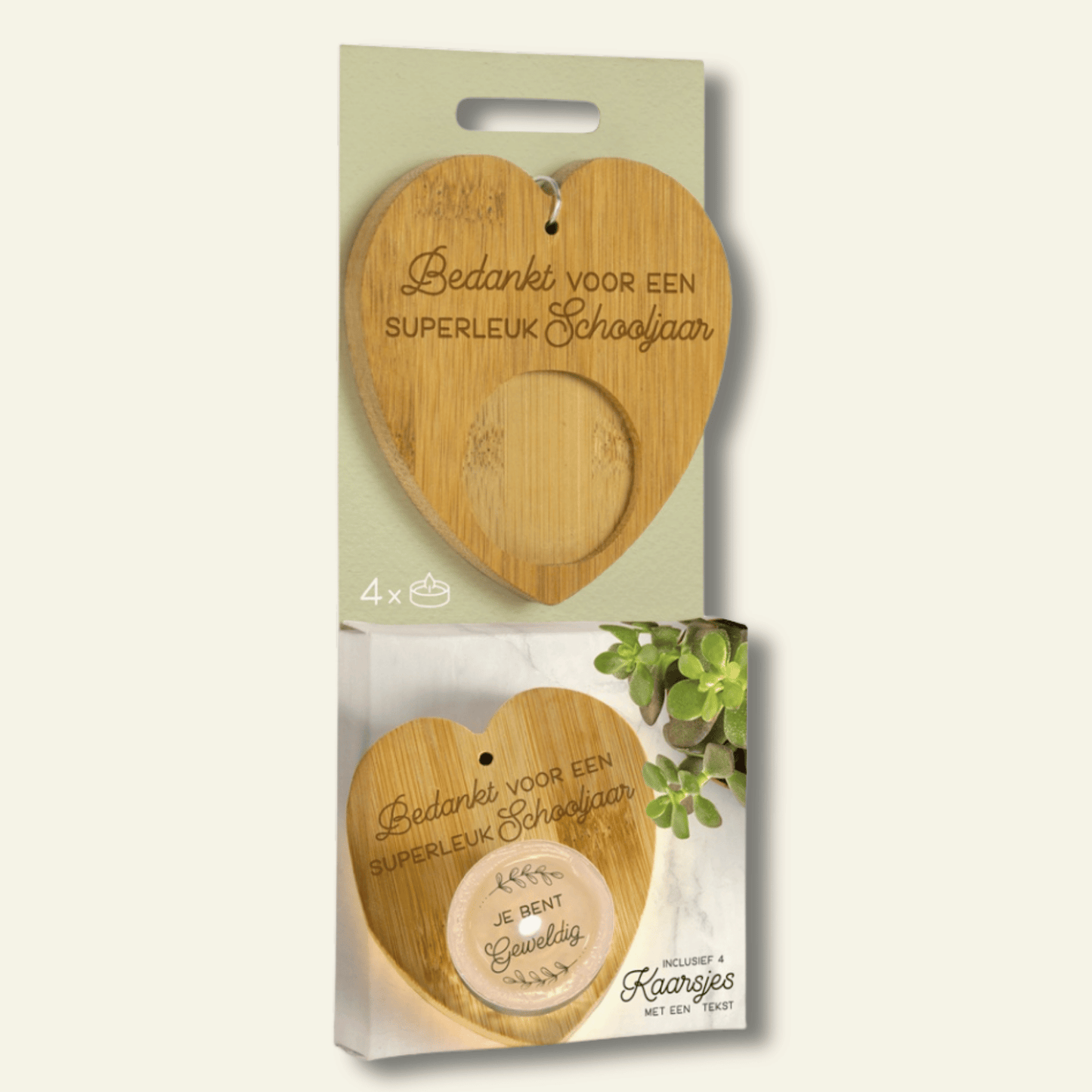 LAATSTE 2 STUKS | Verrassingskaarsje Schooljaar | een klein gebaar dat groots binnenkomt