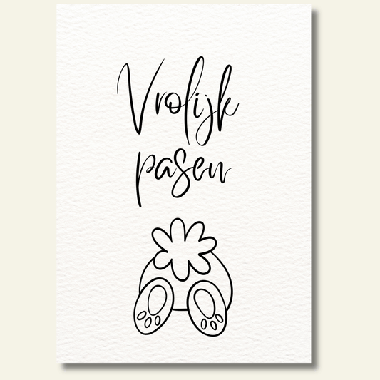 Vrolijk Pasen – Lief konijntje