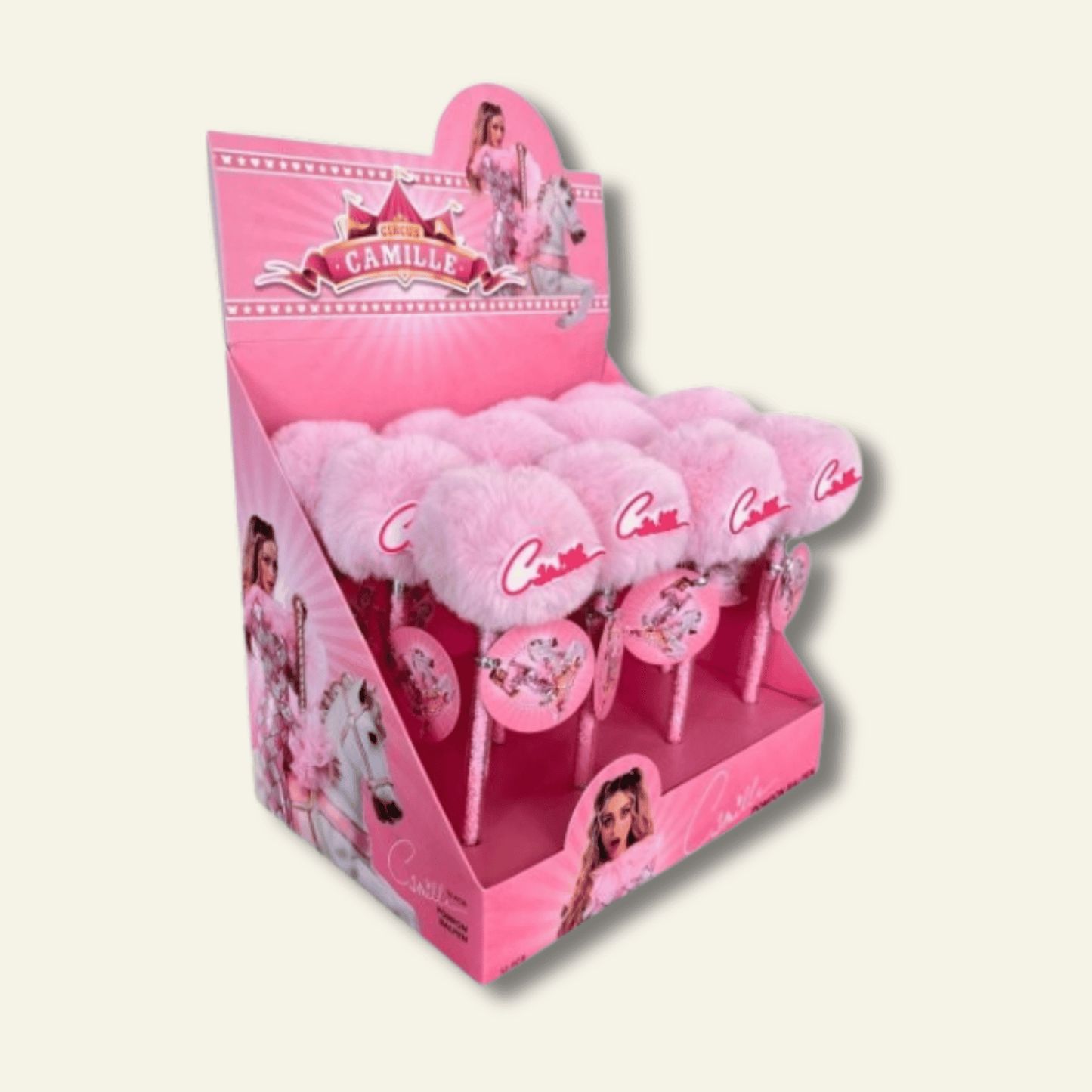 Camille balpen met roze pompon | Schrijven wordt een feestje! ✨🖊️