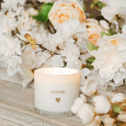 Een Moment van Liefde | Geurkaars met Wens-Armband voor Mama