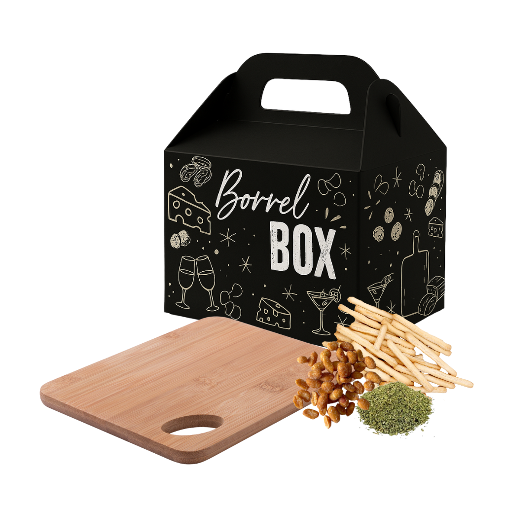 Gezellige Borrelbox met Houten Plankje