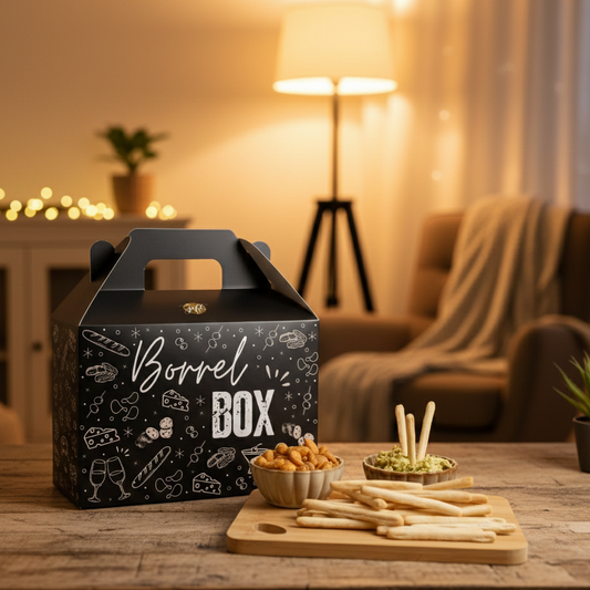 Gezellige Borrelbox met Houten Plankje