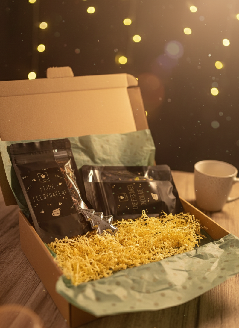 Brievenbuscadeau Fijne Feestdagen