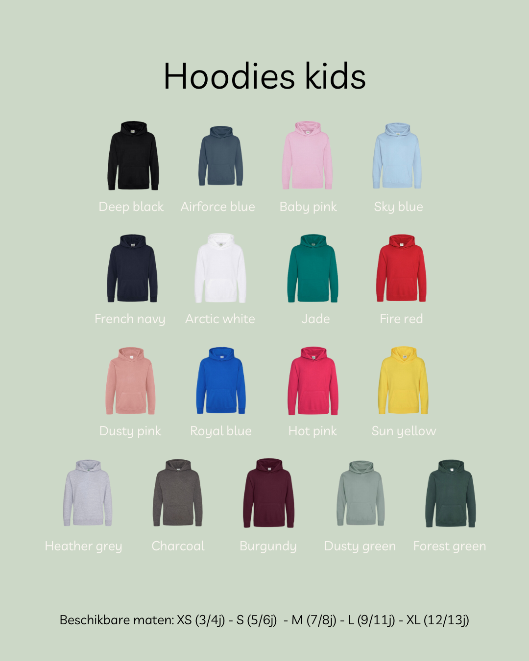 Hoodie Kids | Jouw Tekst, Jouw Stijl