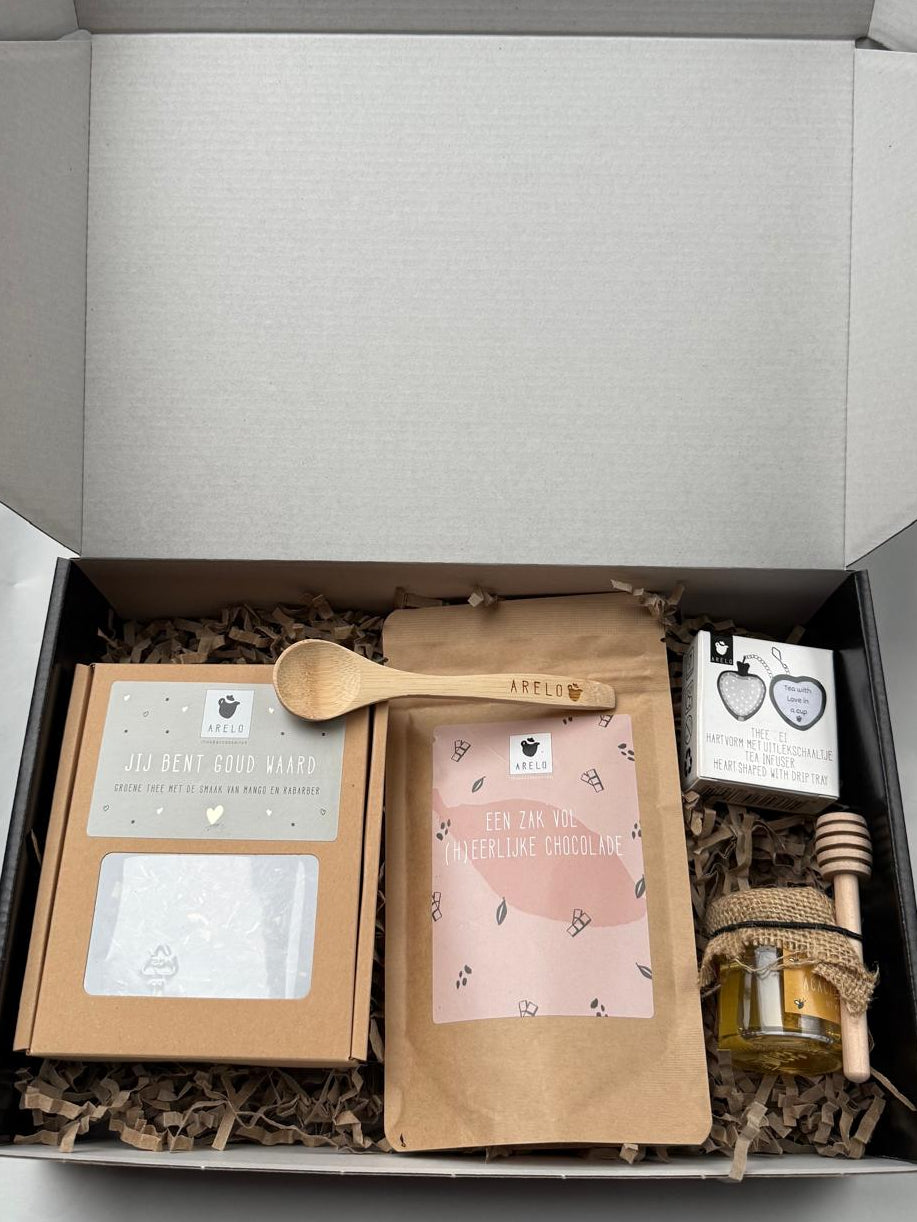Jij bent goud waard cadeaudoos | een warm gebaar vol waardering