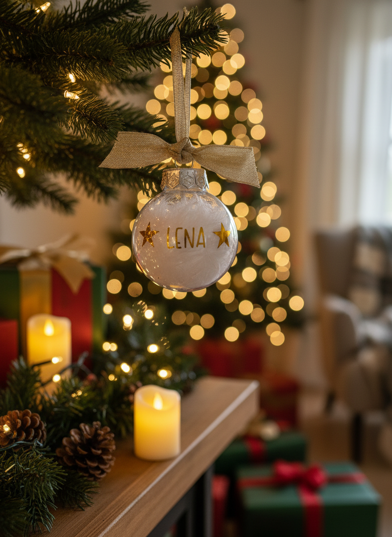 Kerstbal met naam | een persoonlijke touch voor je kerstboom