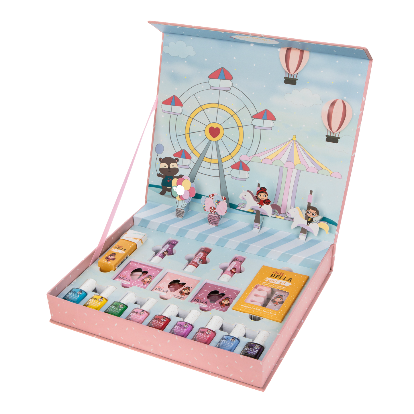 Miss Nella Fun Fair Pop-Up Case | Een Wereld vol Glitters en Fantasie