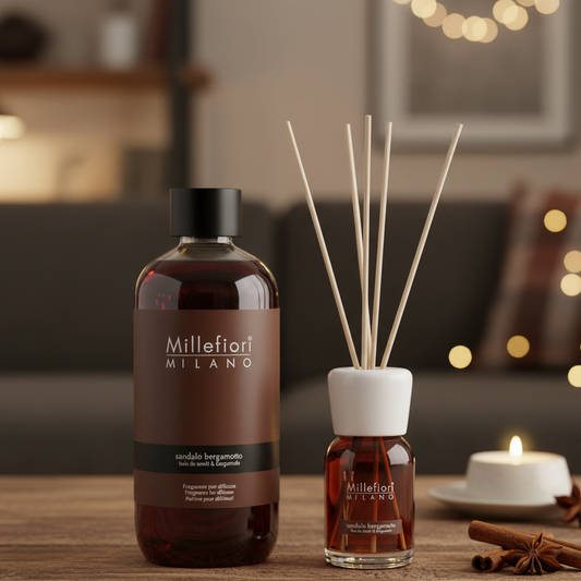 Millefiori Milano Reed diffuser Refill | Sandalo Bergamotto