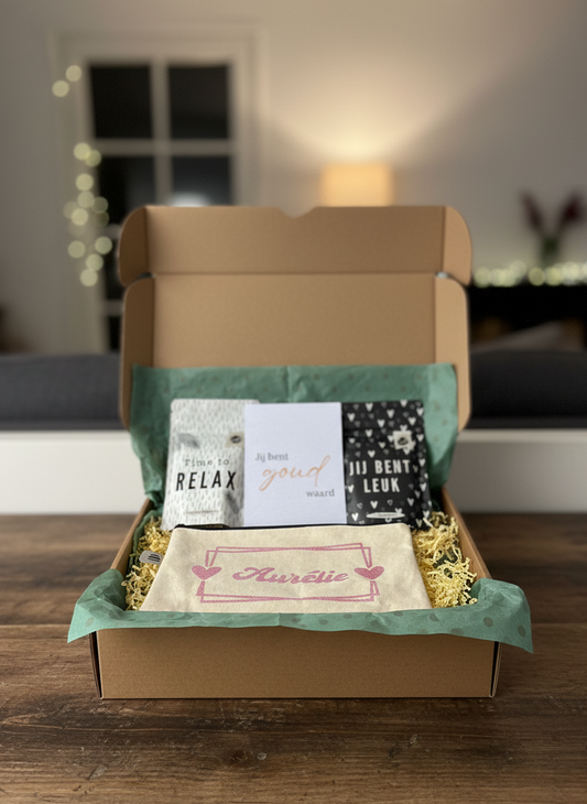 Brievenbuscadeau Relax, jij bent goud waard