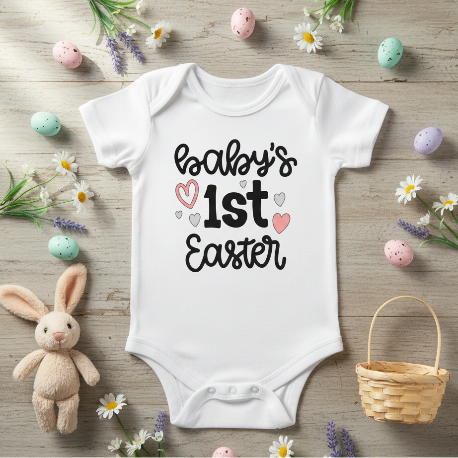 Babyromper Baby’s 1st Easter | Een lieve herinnering voor de allereerste Paasfeestfoto