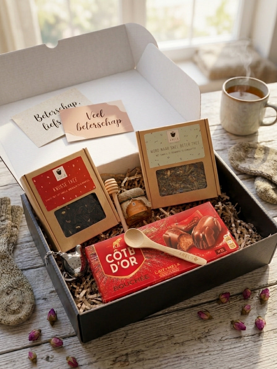 Een beetje extra zorg voor jou | Veel beterschap cadeaubox