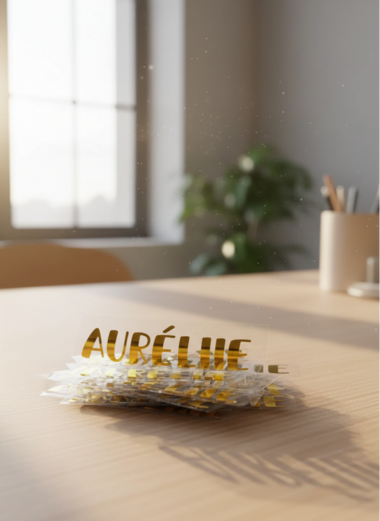 Voordeelset Vinyl Naamstickers | alles netjes en persoonlijk