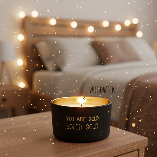 LAATSTE STUK | Een gouden gebaar vol warmte | Sojakaars “You Are Gold”