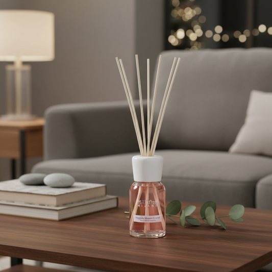 Millefiori Milano Reed Diffuser | Magnolia Blossom & Wood
