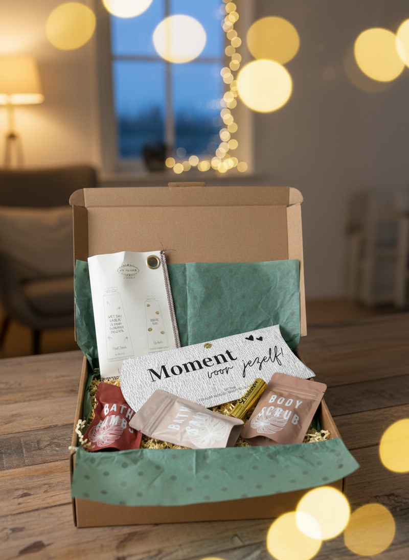 Brievenbuscadeau ‘Moment voor jezelf’