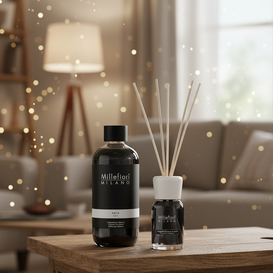 Millefiori Milano Reed diffuser Refill | Nero